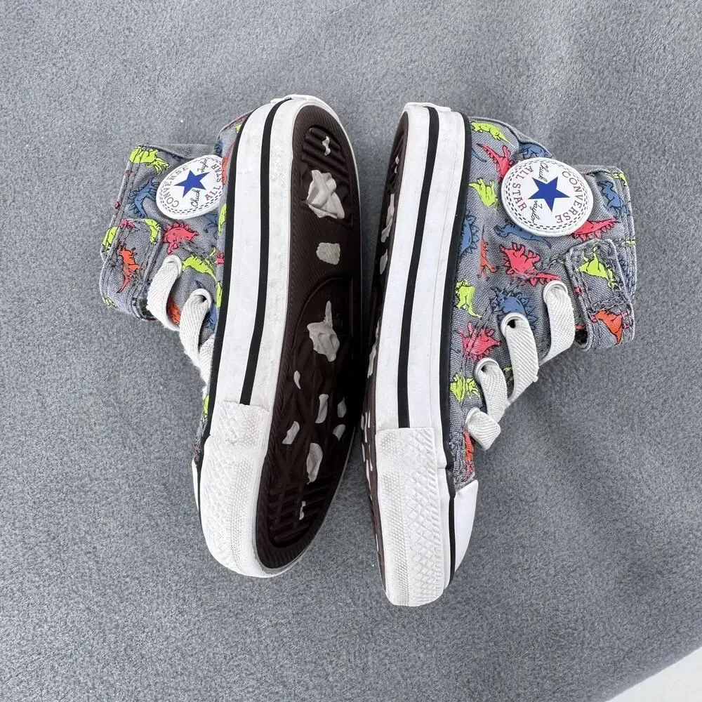 Converse Chuck Taylor Dinoverse Shoes Toddler Size 6 Dinosaur High Top 766202C‎